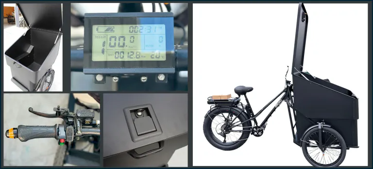 Velo cargo bicylivraison illustration 2